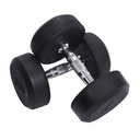 1079 PIO Round Rubber Dumbbell