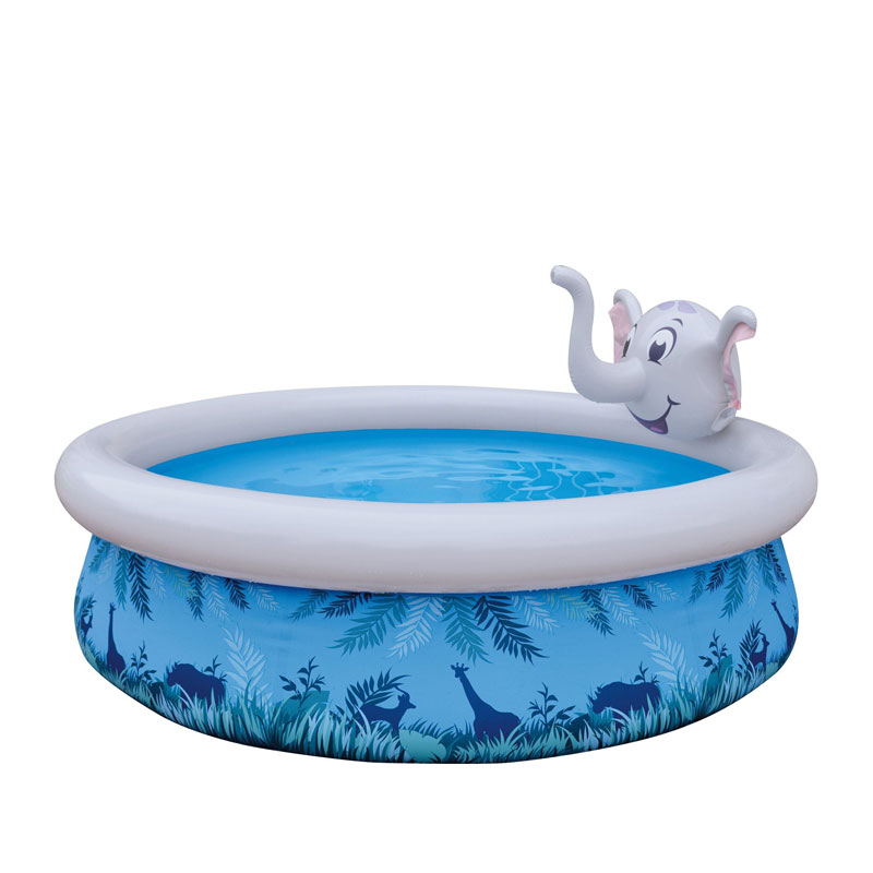 Elephant 3D Spray Pool (2.05mx47cm) - 6.75"x18.5"
