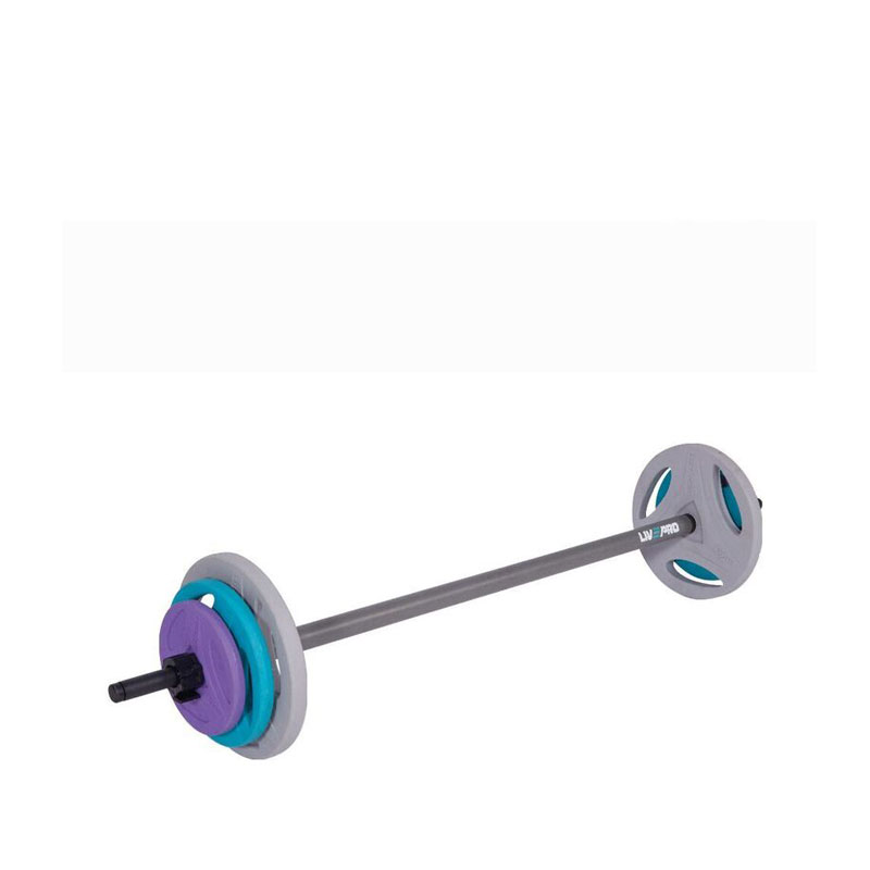 Live pro polyurethane barbell set