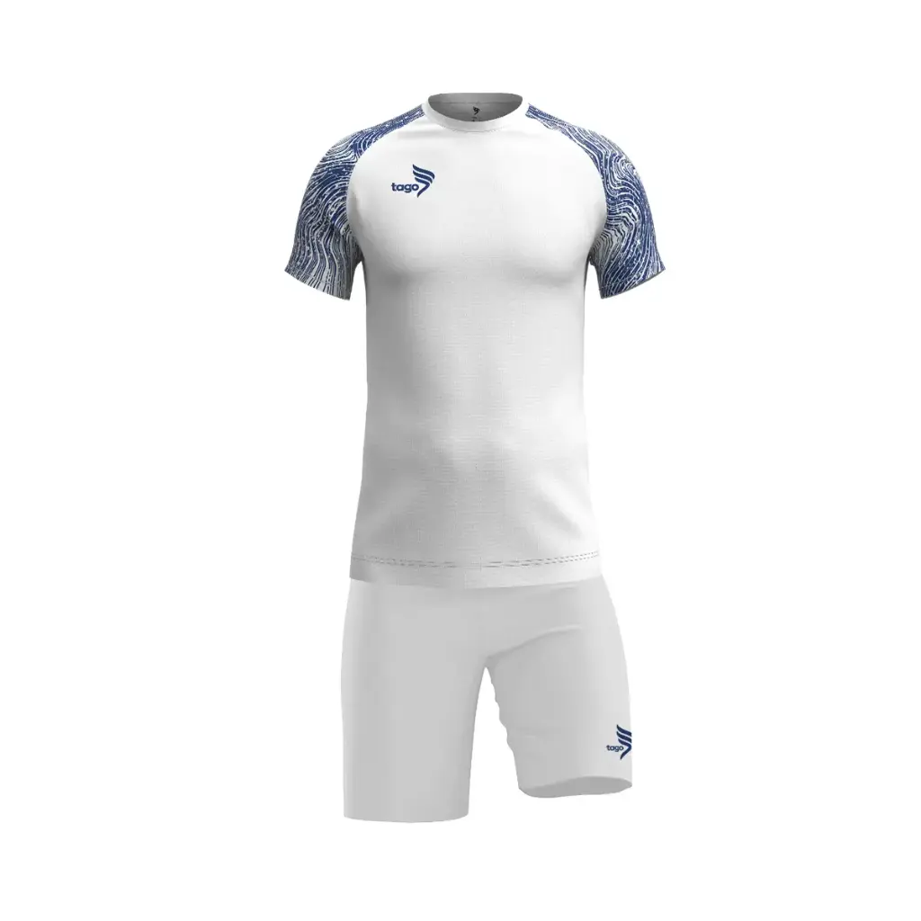 Tago Ultimate S/S T-Shirt Wh. R.Blue