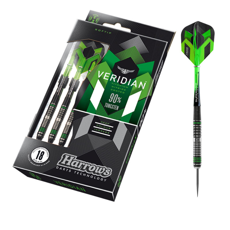 Harrows Veridian 95% Tungsten Darts