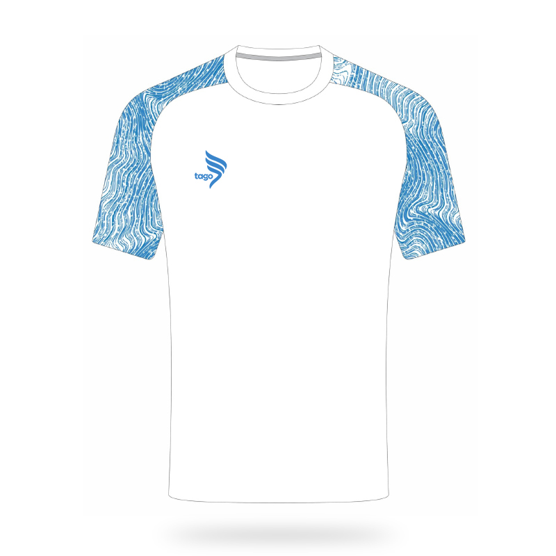 Tago Ultimate S/S T-Shirt Wh. R.Blue