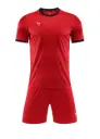 T027# Tago Sahra Soccer Kit Red S/S