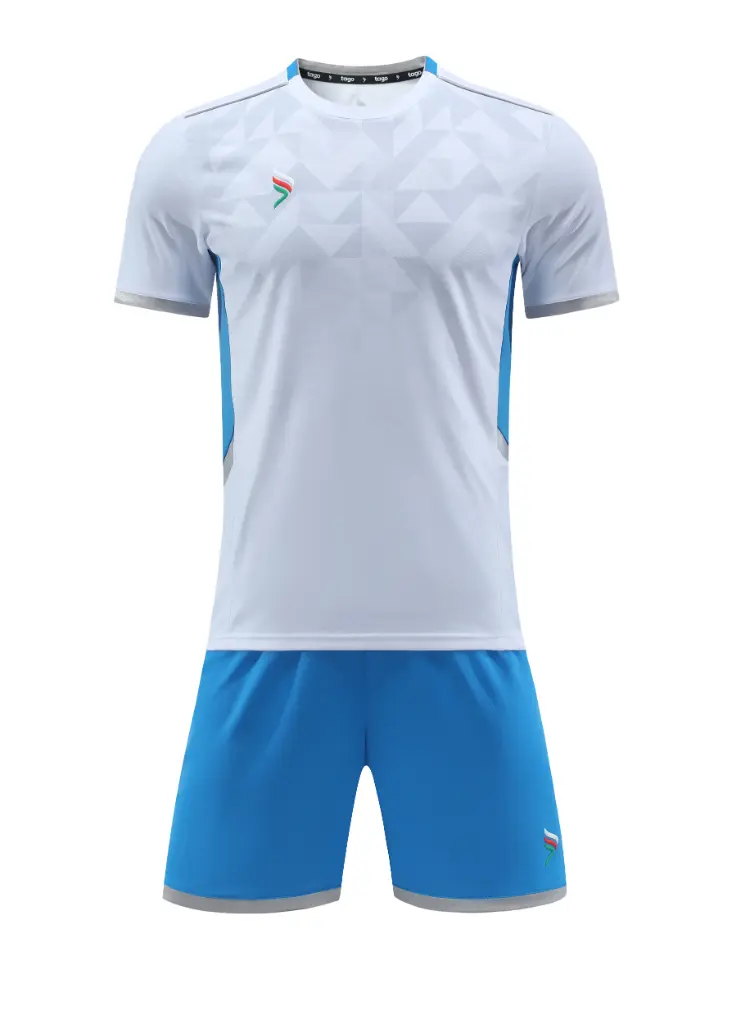 T007# Tago Rimal Kit White/BL S/S  