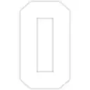 Tago Pro Vinyl Soccer Number White