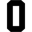 Tago Pro Vinyl Soccer Number Black