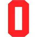 Tago Pro Vinyl Soccer Number Red