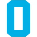 Tago Pro Vinyl Soccer Number R/Blue
