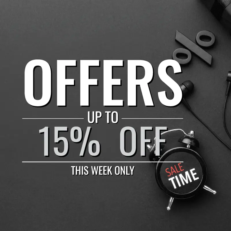 15% Great Offers