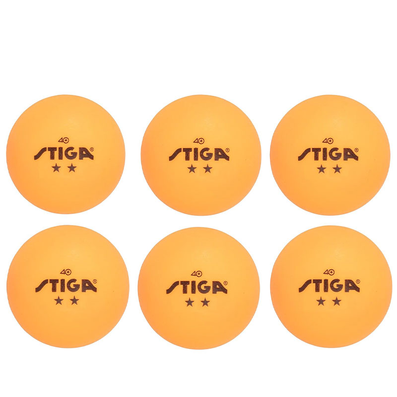 [020382] Table Tennis Ball Training ABS 6-pack Orange (1110-2603-06)