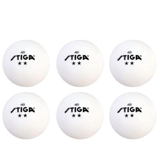 Table Tennis Ball Training ABS 6-pack White (1110-2610-06)