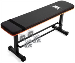 Flat Bench w/ Dumbbell Rack
