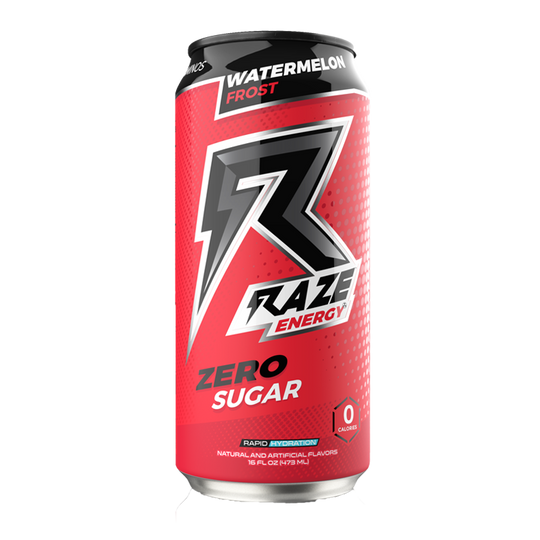 Raze Energy Drink  Zero Sugar, 16oz Can | Shop Now - Olympiasouq
