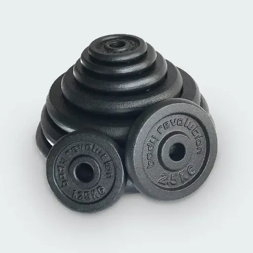 79 Black Painted Weight Plates